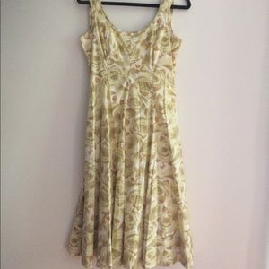 NWT Talbots floral dress & matching cardigan